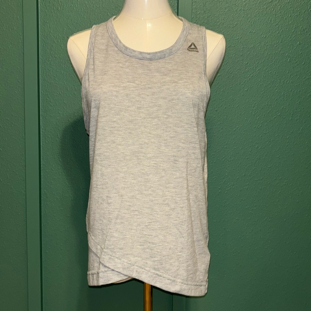 Women's Reebok workout tank top grey